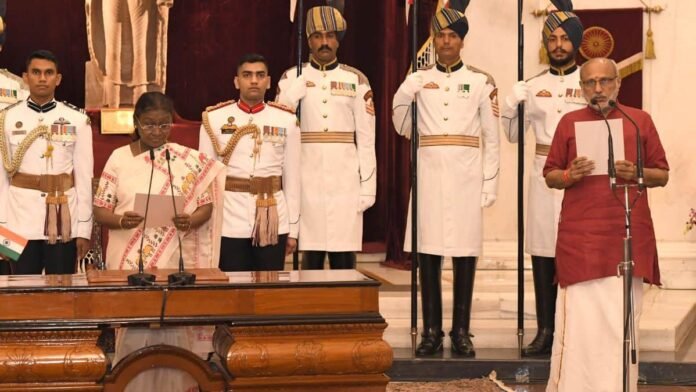 CP Radhakrishnan takes oath as Vice President of India