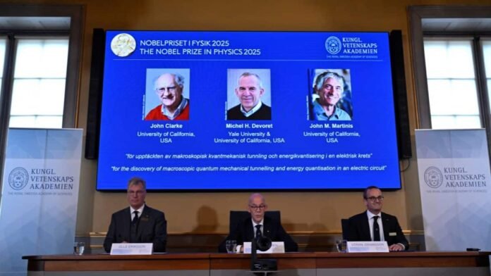 Nobel Prize for Physics awarded to 3 scientists for quantum tunnelling breakthrough