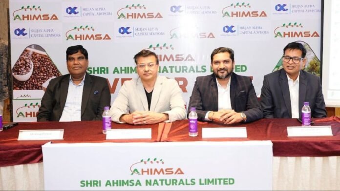 Shree Ahimsa Naturals Limited IPO Opens on 25th March, 2025