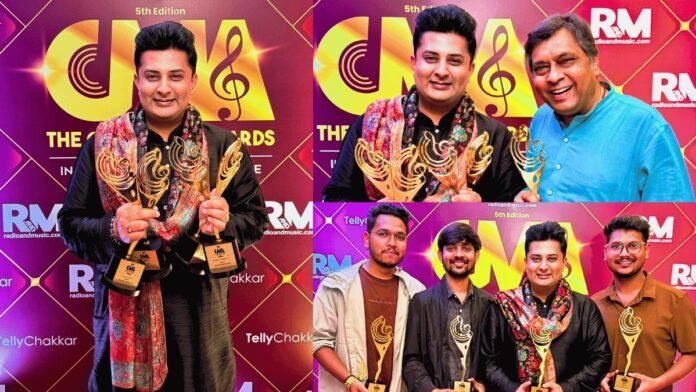 Sumeet Tappoo wins four awards at 2025 CLEF Music Awards