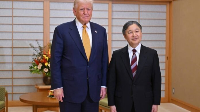 Trump meets Japan Emperor Naruhito in royal welcome; talks with new PM soon