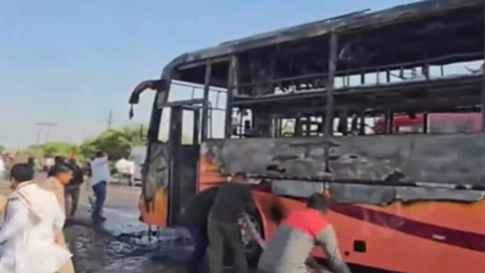 20 killed, 16 critically injured as bus catches fire in Rajasthan's Jaisalmer; probe underway