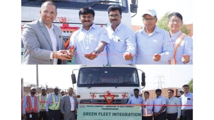 Supreme Auto Carrier, in collaboration with Toyota Logistics (TLKI), launches its first CNG-powered trailer – a milestone in sustainable auto logistics