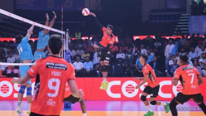 PVL 2025: Hyderabad Black Hawks Clinch 3-1 Victory Over Goa Guardians