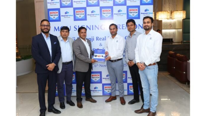 Shapoorji Pallonji Real Estate partners with BOSCH Car Service to launch in-residence Xpress Car Care at The Dualis, Gurugram
