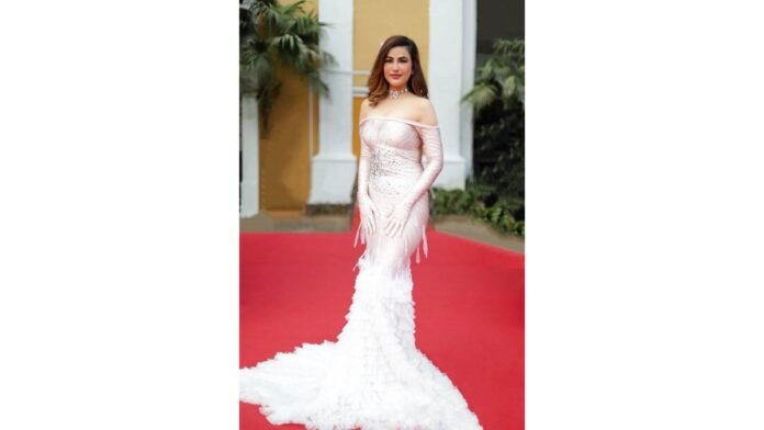Ruchi Gujjar Dazzles in a Stunning Gown, Dominates IFFI Goa 2025