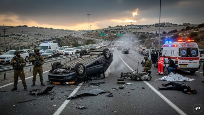 West Bank: 1 killed, 3 injured in ramming and stabbing attack