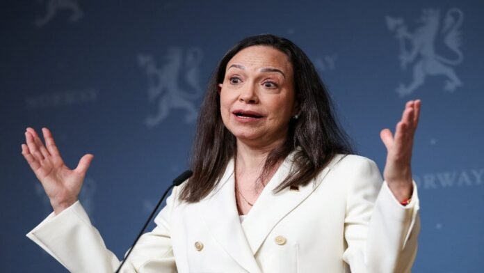 'Negotiated or not': Maduro must go, says Machado in Oslo, calling for peaceful transition