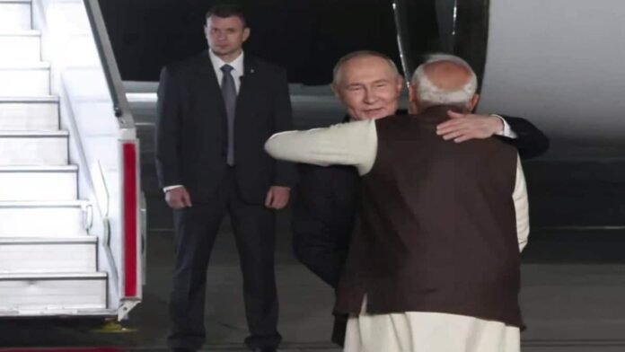 WATCH: PM Modi receives President Putin at Delhi airport, both leaders travel in same car