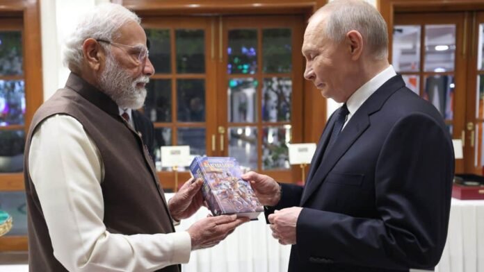 PM Modi gifts Russian edition of Bhagavad Gita to President Putin