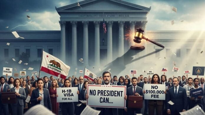 'No President can...': California and 19 US states sue to block Trump’s $100,000 H-1B visa fee