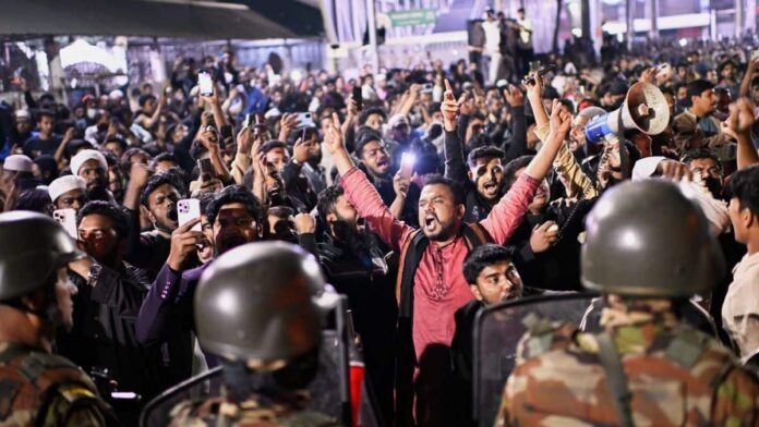 WATCH | Protesters barged into Bangladesh's parliament after funeral of youth leader