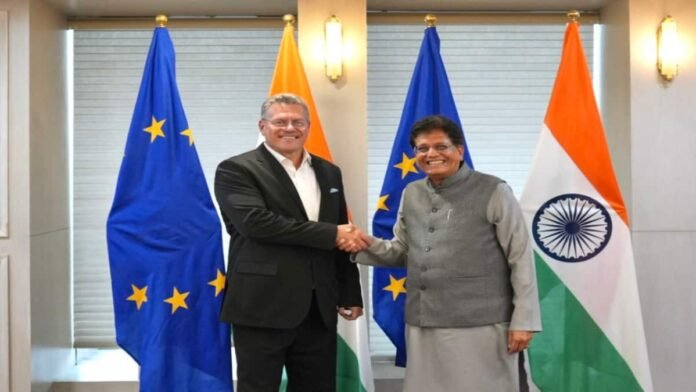 India, EU push to accelerate free trade agreement talks during Piyush Goyal’s Brussels visit