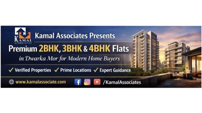 Kamal Associates Presents Premium 2BHK, 3BHK & 4BHK Flat in Dwarka Mor for Modern Home Buyers