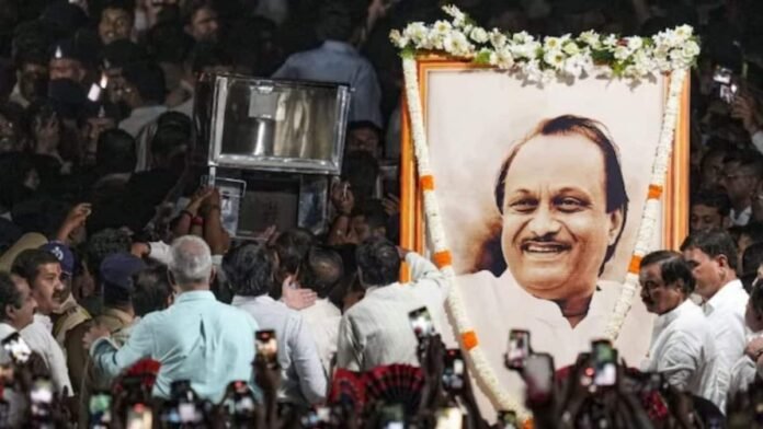 Ajit Pawar cremated with full state honours in Baramati amid sea of supporters