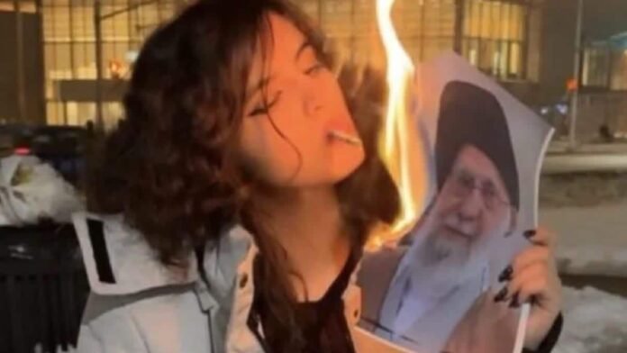 Why are Iranian women burning Khamenei’s photo to light cigarettes? – Firstpost