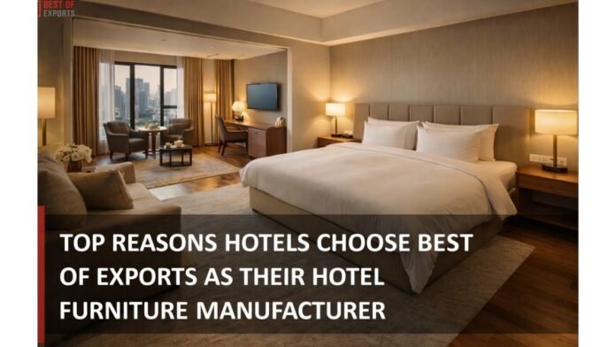 Top Reasons Hotels Choose Best of Exports as Their Hotel Furniture Manufacturer