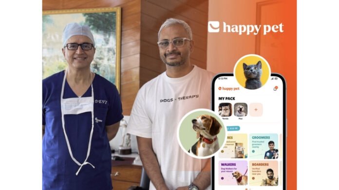 Happy Pet, India’s First Pet Tech Company, Secures Strategic Funding from Dr. Devi Shetty