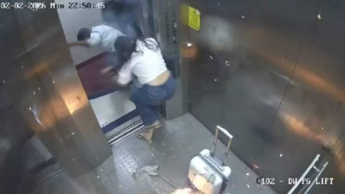 Watch: Bunch of gas-filled party balloons explode inside Mumbai elevator