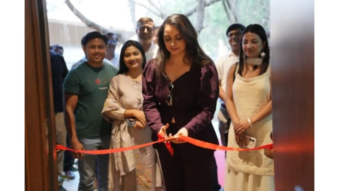 Actor Shruti Marathe Unveils Show Flat at Codename Tree Clouds at SP Kingstown, Pune