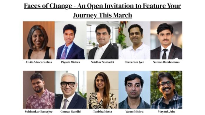 Faces of Changes – The Journeys of Visionary Founders This March