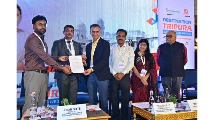 Department of Industries and Commerce, Government of Tripura Destination Tripura – Business Conclave 2026 Investors’ Roadshow Held in Bengaluru
