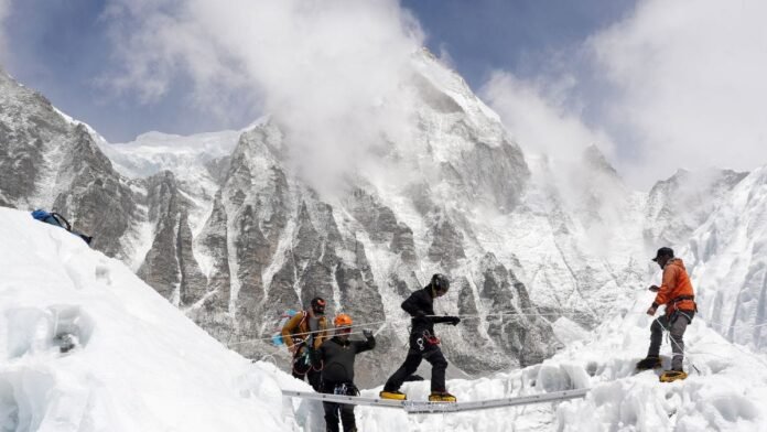 Two Indian mountaineers die descending Mount Everest