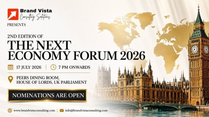 The Next Economy Forum 2026 Returns to the House of Lords, UK Parliament