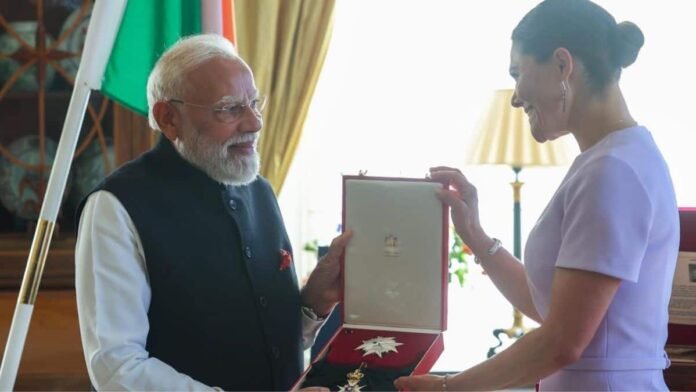 PM Modi receives Sweden’s prestigious Royal Order of the Polar Star, his 31st global honour so far