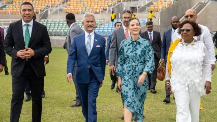‘Written in runs, respect, and friendship’: Jaishankar celebrates India-Jamaica ties at Sabina Park