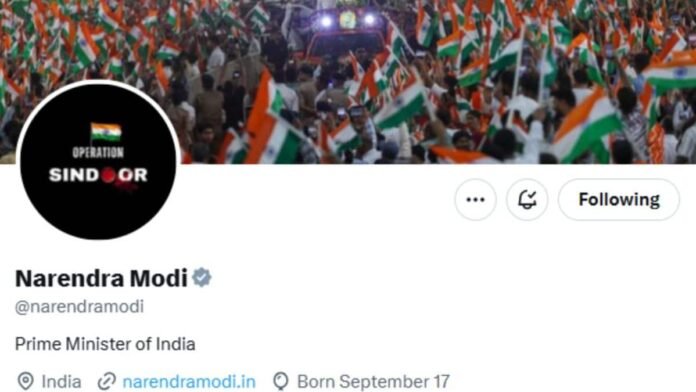 PM Modi, Cabinet ministers switch profile pictures to honour Operation Sindoor