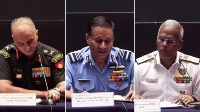 Indian forces say govt gave two clear Op Sindoor directions: Politico-military goals, operational flexibility