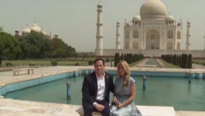 Marco Rubio visits Taj Mahal with wife ahead of high-stakes Quad talks in Delhi | Video