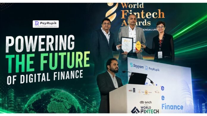 PayRupik Wins ‘Excellence in Scalable Digital Lending’ Award at World Fintech Summit 2026