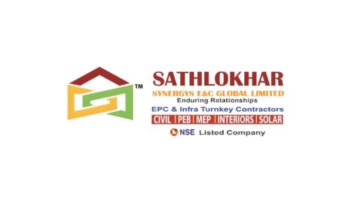 Sathlokhar Synergys E&C Global Limited Bags Rs 75.52 Cr (excluding GST) New Orders; FY27 Confirmed Order Book Rises to Rs 915.74 Cr (excluding GST)