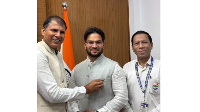 Yogesh Sharma (Shelly) Meets PCI President Devendra Jhajharia and Secretary General Jayawant GH to Discuss Strengthening Para Sports Initiatives