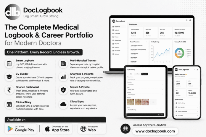 Dr. Praveen Pushkar a Practising Urologist, Launches DocLogbook to Transform Medical Career Management with a Digital Professional Portfolio for Doctors