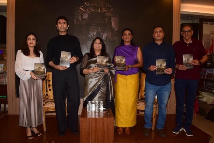 Acclaimed Actress Shanthi Priya Unveils Shadow of the Serpent Fort by Author Arti Chavan at Grand Mumbai Launch event held at Title Waves