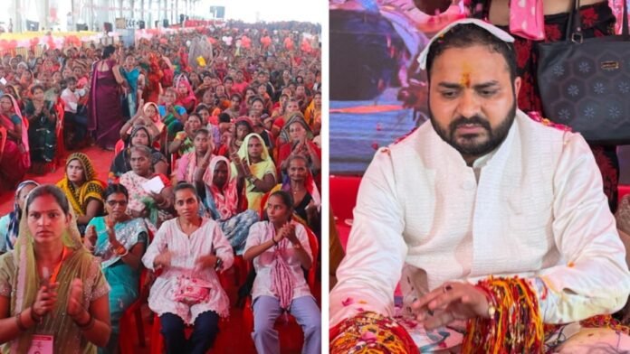 Unnao: Nearly 1 Lakh Women Gather to Tie Rakhi to Pushpendra Pratap Singh in Bhagwantnagar