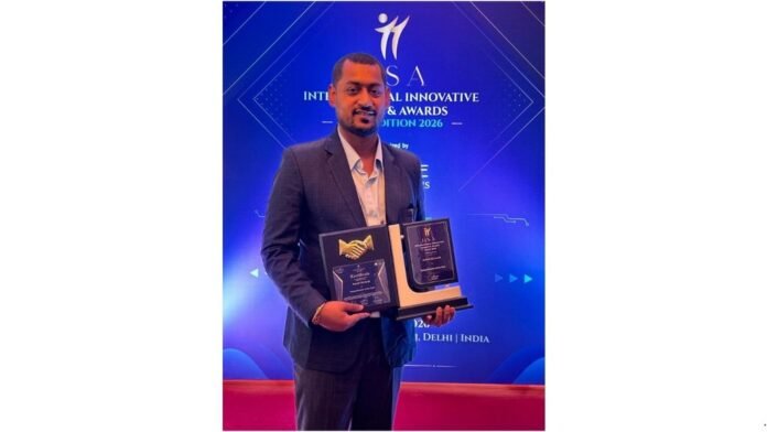 Aman Kumar Honoured as ‘Young Director of the Year’ for His Contribution to Healthcare Education and Skill Development in Bihar