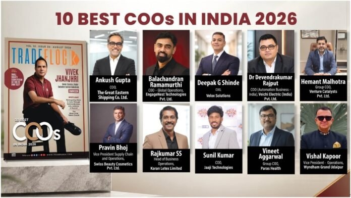 TradeFlock Reveals Its List of 10 Best COOs in India 2026